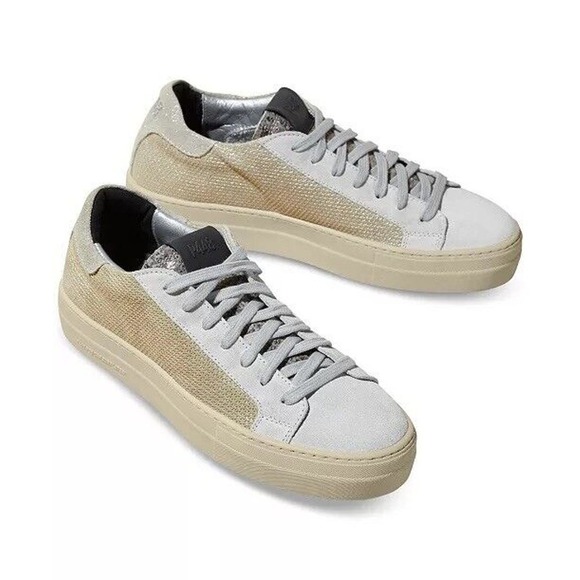 P448 Thea Fujy Suede Platform Sneakers Womens Size 36 /US 5.5 - Picture 1 of 12